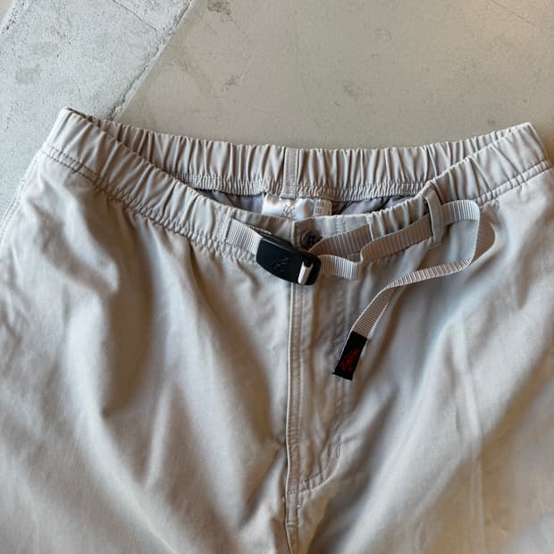 그라미치 벨티드 코튼 팬츠