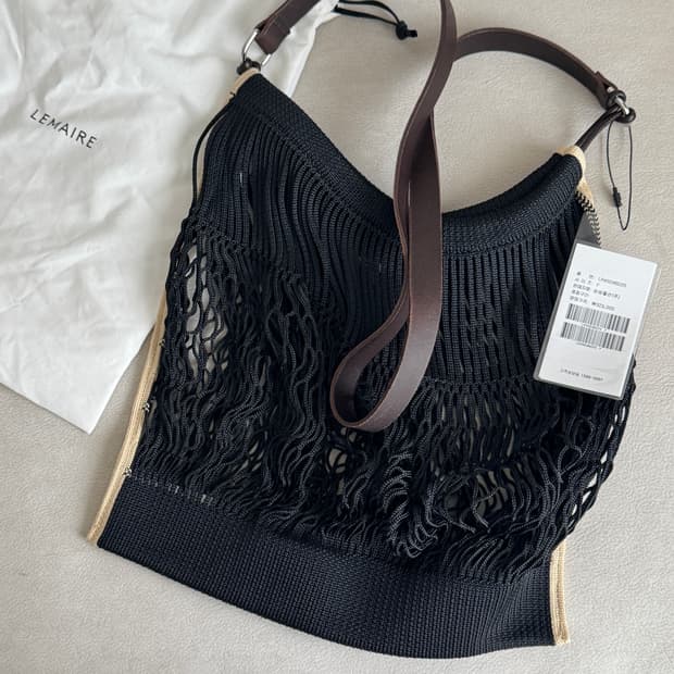 르메르 네트백 그물백 라지 택채 새상품