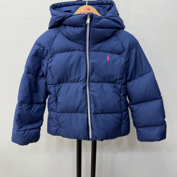 정품) 폴로랄프로렌 키즈 네이비 패딩 6y