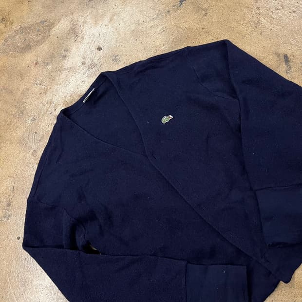 [정품/105] 라코스테 네이비 가디건 b8