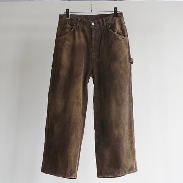 [1사이즈 구매]안셀름 코듀로이 브라운 페인터 팬츠