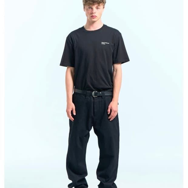 Plastic product wallet raw denim