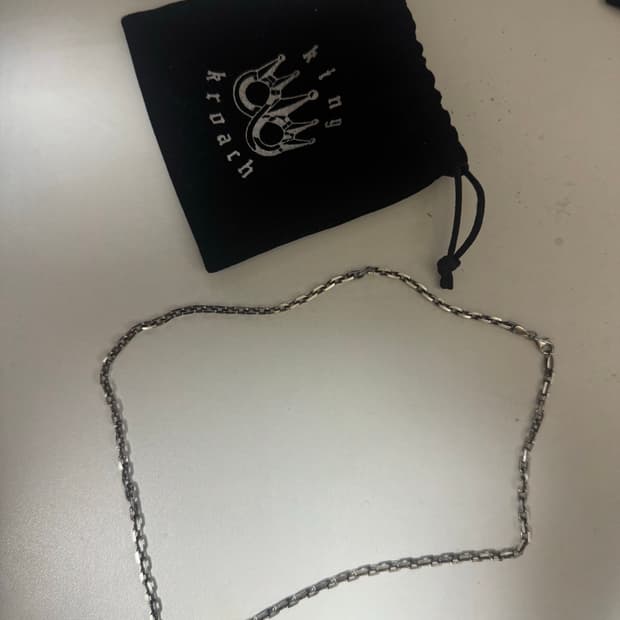 킹크로치 ned 4mm 실버체인 50cm