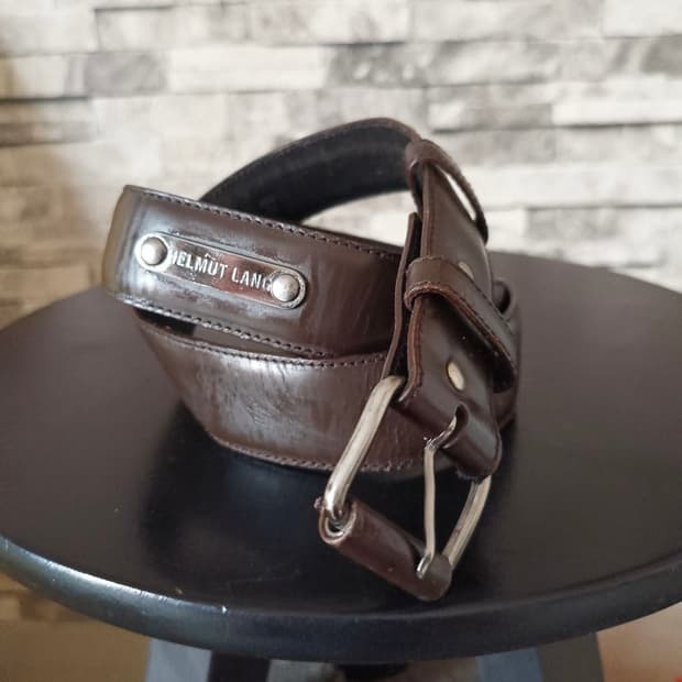 헬무트랭 아카이브 가죽벨트