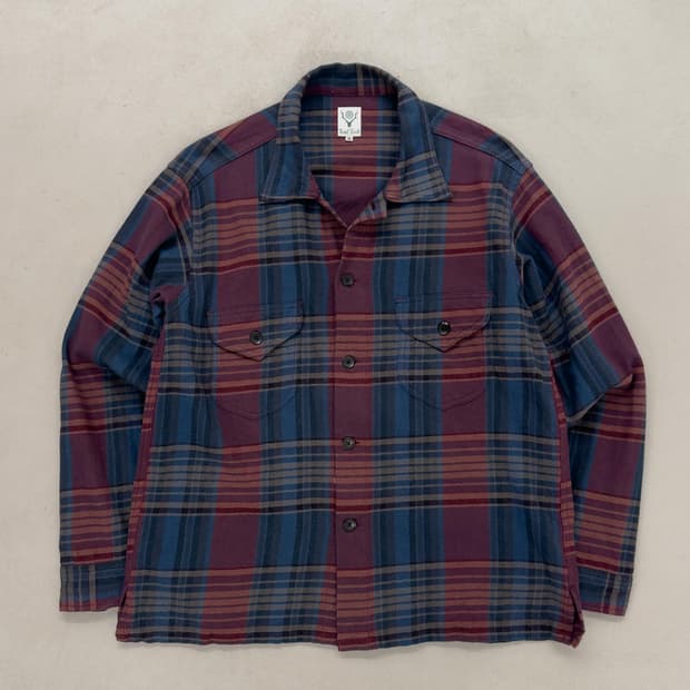  South 2 West 8 체크 셔츠