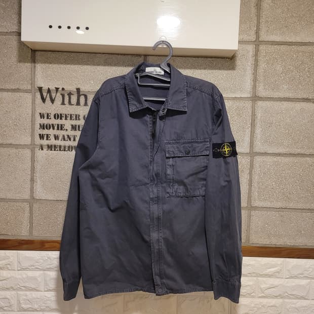 스톤아일랜드 올드 이펙트 오버셔츠 L