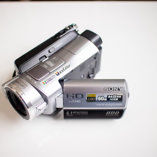 Sony HDR-SR7 / 빈티지 디지털 캠코더