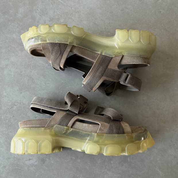 릭오웬스 트랙터 샌들 더스트 43