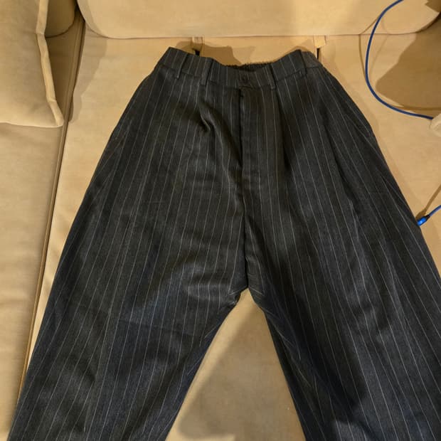 노운 스트라이프 팬츠