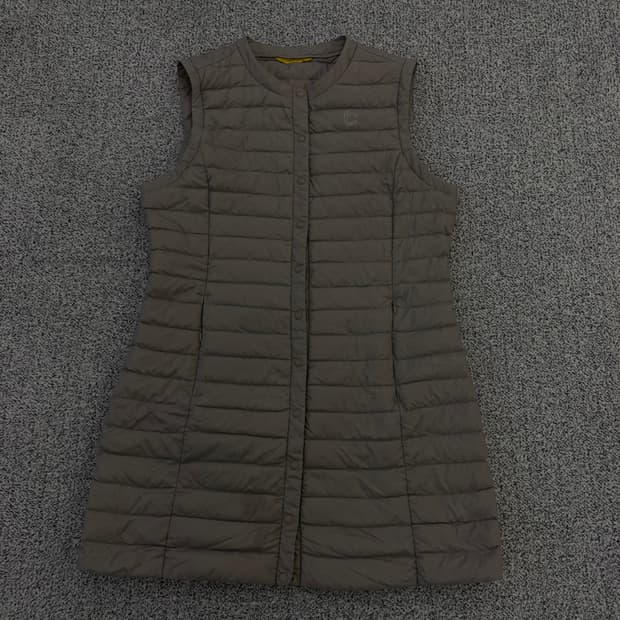 95 루이까스텔 여성 구스 롱 패딩조끼 0127H1