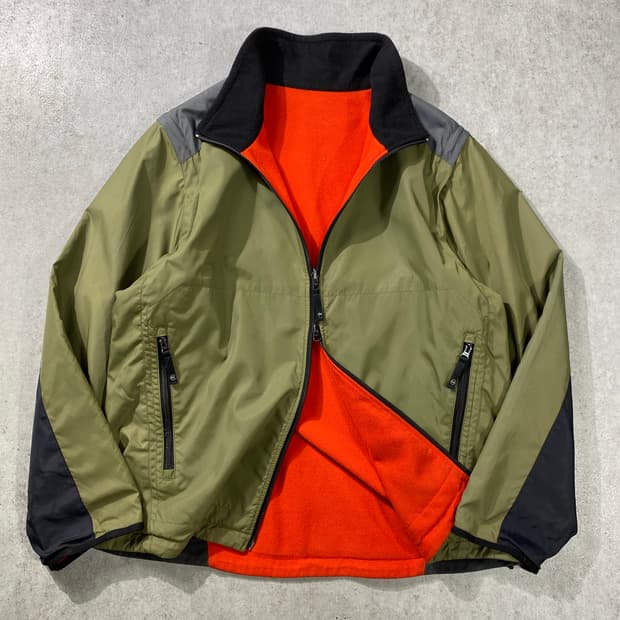 [XL] 00s Nautica 노티카 리버서블 나일론 플리스 윈드자켓