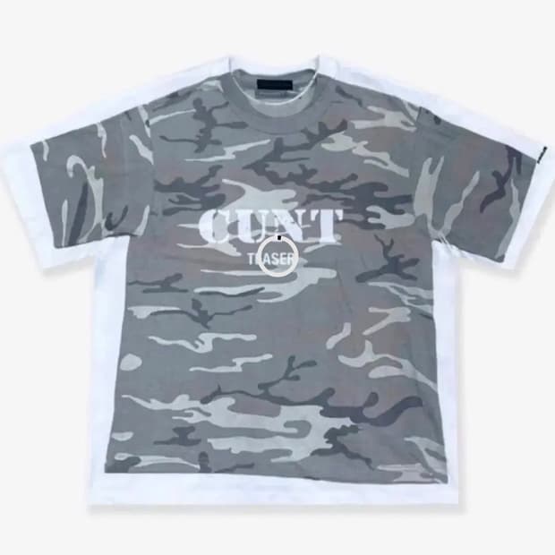 Project G/R Camo Trompe-L'Oeil T- Shirt