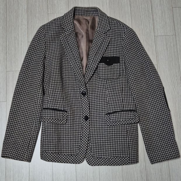닥스 블루 브라운 패턴 블레이저 자켓