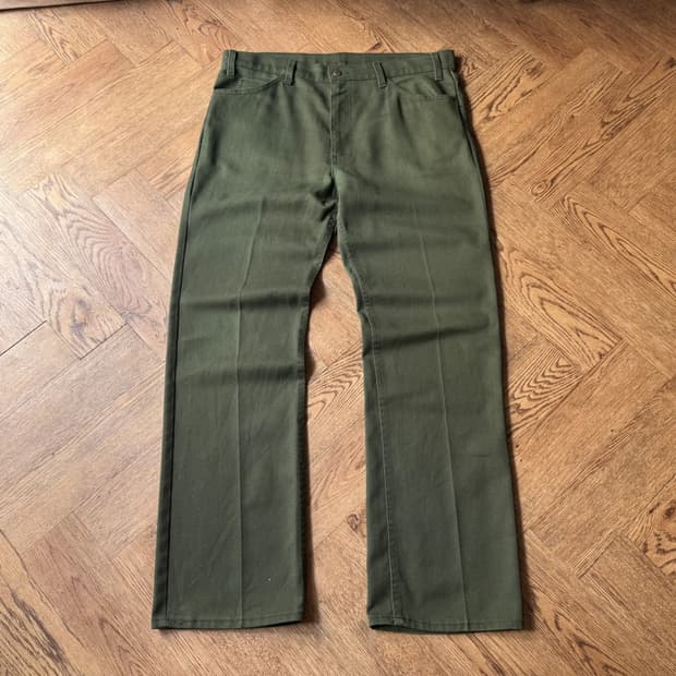 [38]90's 리바이스 USA STA-PREST 로커빌리 플레어 팬츠