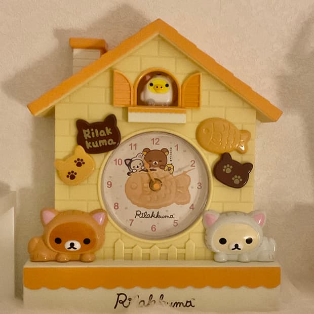 리락쿠마 고전 시계