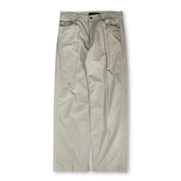 (34) 캘빈클라인 베이지 코튼 팬츠