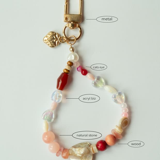 [handmade]🍓딸기맛키링🍓