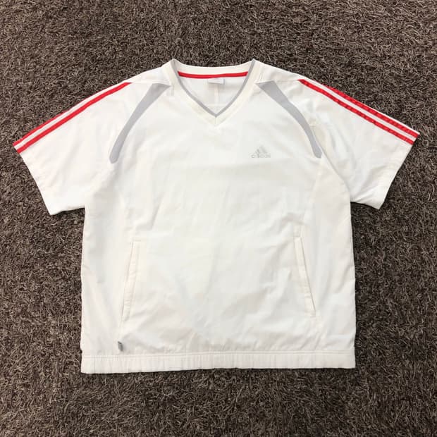 아디다스 00s 올드스쿨 웜업 우븐 반팔 티셔츠