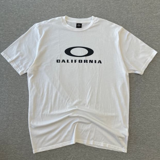 [2XL] 오클리 데스티네이션 일립스 티셔츠 (화이트 / 캘리포니아) 