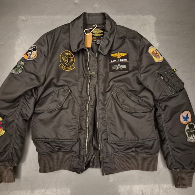 00s 알파인더스트리 CWU-45P 플라이트 자켓