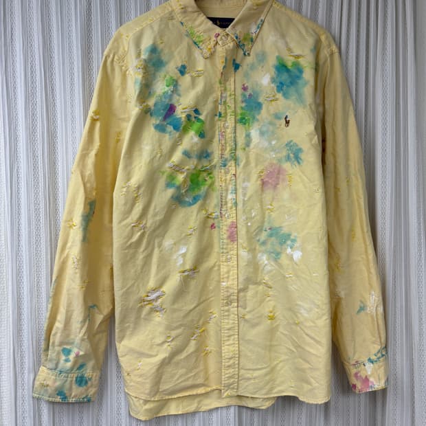 빈티지 폴로 커스텀 샘플 셔츠