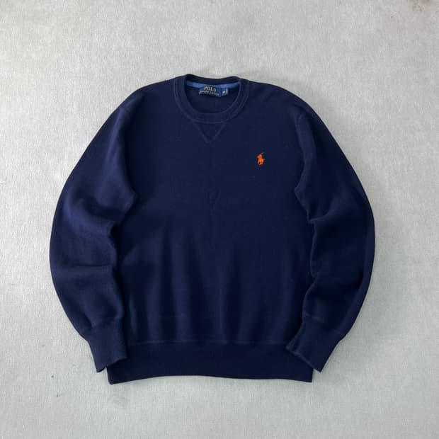 95 폴로랄프로렌 코튼 네이비 니트