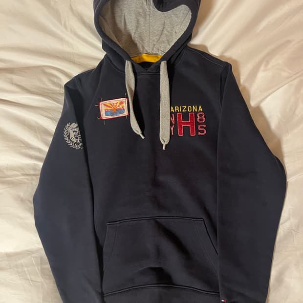 타미힐피거 빈티지 후드티 S사이즈