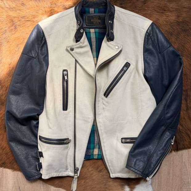 히스테릭 글래머 XXX 바이커 자켓 