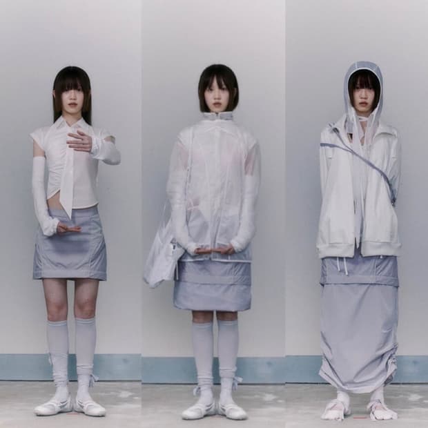 오호스 3-way nylon skirt grey 3웨이 나일론 스커트