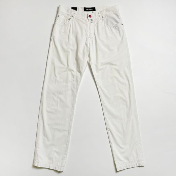 키톤 Kiton 테이퍼드 썸머 화이트 팬츠 PR1903