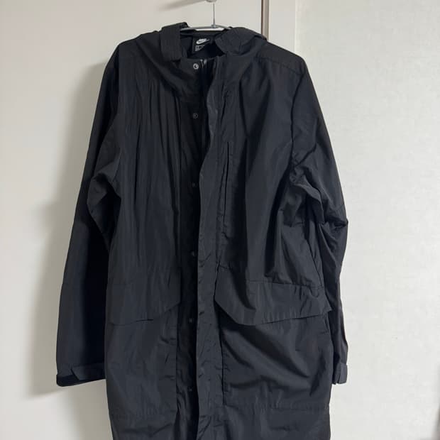 Nike NSW 롱 후디 자켓 Black