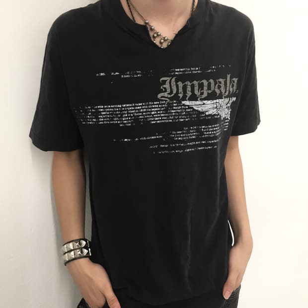 Impala punk mood lettering t-shirt 