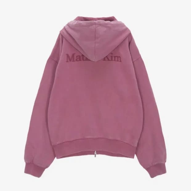 마뗑킴 피그먼트 츄리닝 세트 핑크