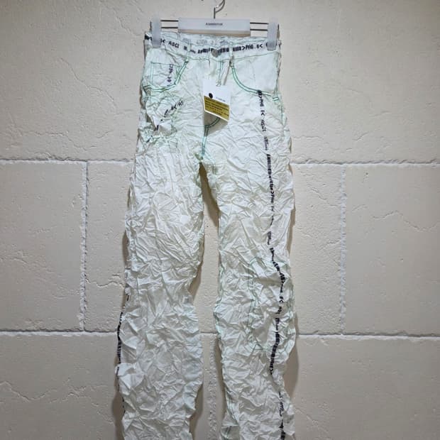 강혁 레디메이드 에어백 슈링크 와이드 트라우저 S