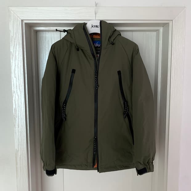 난가 nanga 카키 다운 자켓 오로라 다운 파카