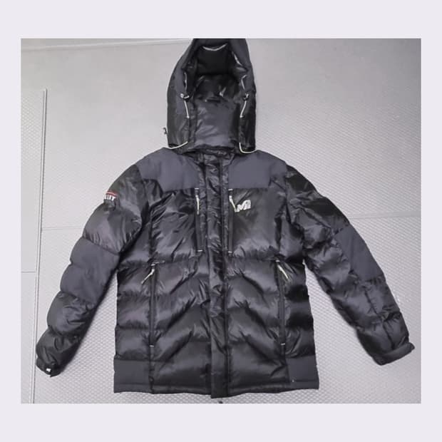 밀레 덕다운 패딩 점퍼