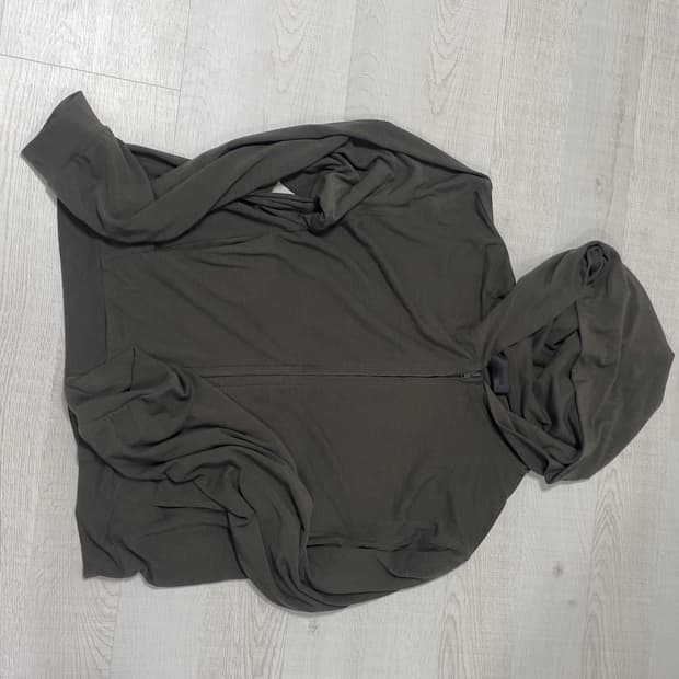 1) 머듈 라운지 후드집업 올리브