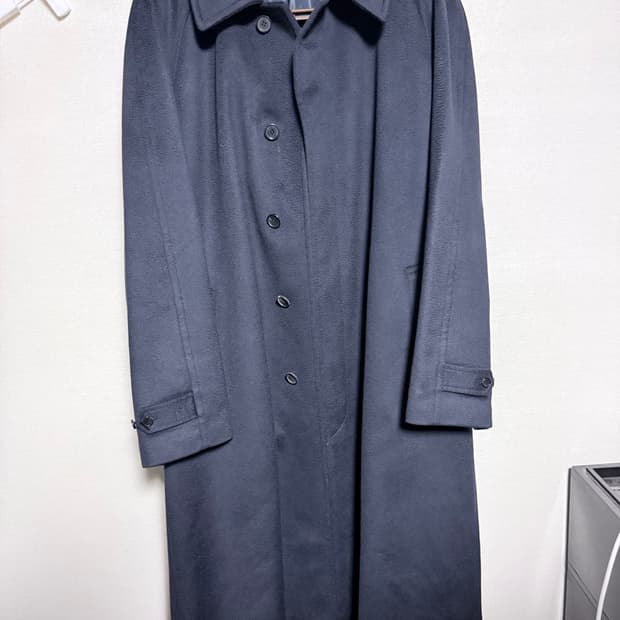 포커페이스 캐시100 네이비 수티엥 칼라 코트