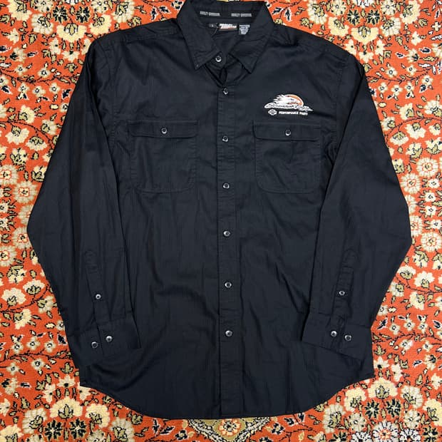 [L] 할리데이비슨 블랙 셔츠