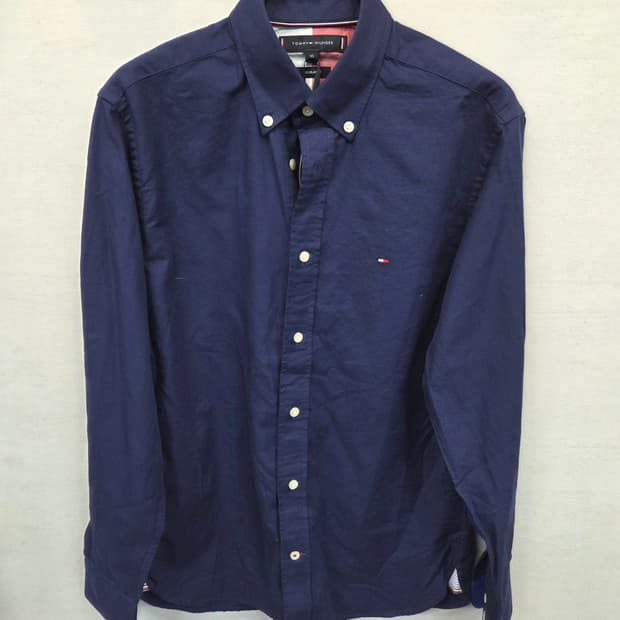 타미힐피거 린넨 느낌 셔츠긴팔 xs 레귤러핏 