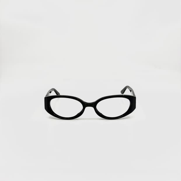 Marianna 빈티지 블랙 아세테이트 프레임 안경테