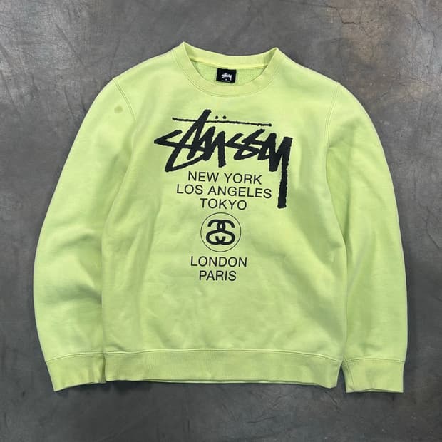 재팬 스투시 월드투어 스웻셔츠