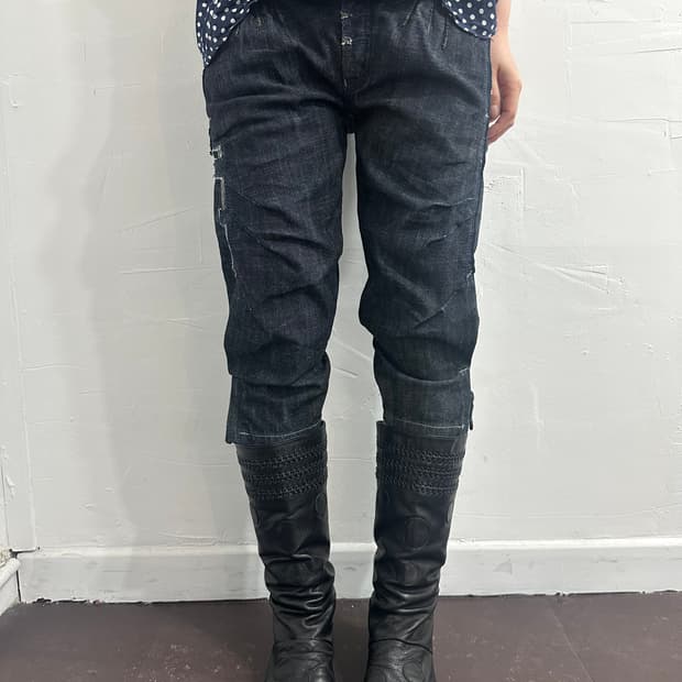 marithe francois girbaud denim pants