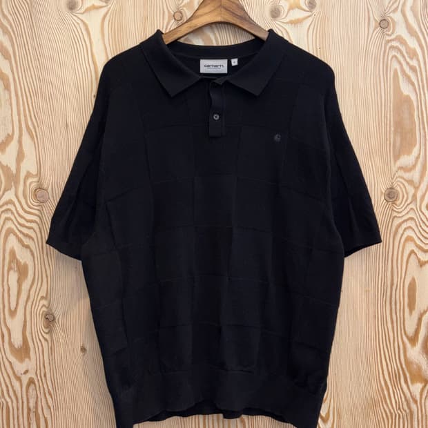 칼하트 wip 체커 폴로 반팔