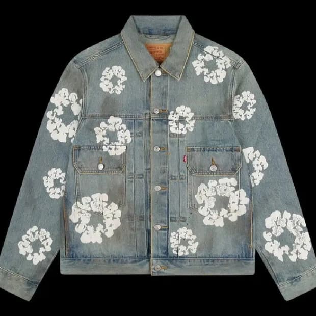 [L] 데님티어스 리바이스 타입2 더티워싱 데님자켓