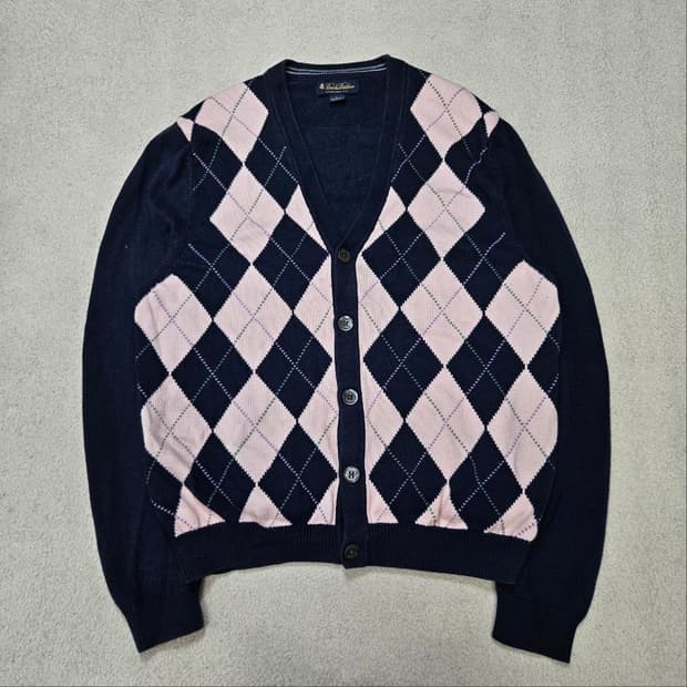 브룩스브라더스 아가일 가디건 L