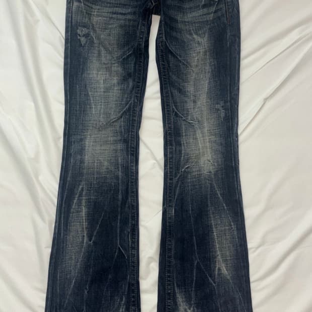 레드페퍼 데님 부츠컷 로우라이즈