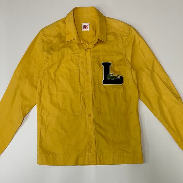 라코스테 라이브 옐로우 셔츠 110