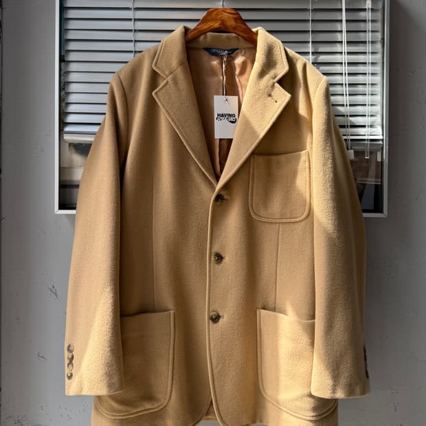 Polo Ralph Lauren 80-90s 베이지 캐시미어 블레이저