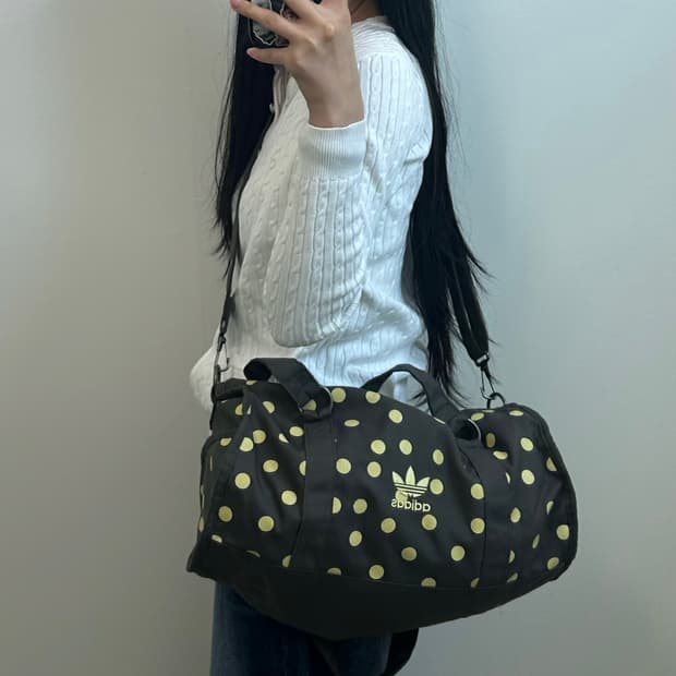 아디다스 빈티지 도트 백